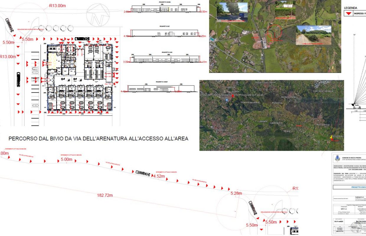 PROGETTAZIONE ANTINCENDIO DI COMPLESSO SCOLASTICO – Rocca Priora (Roma)