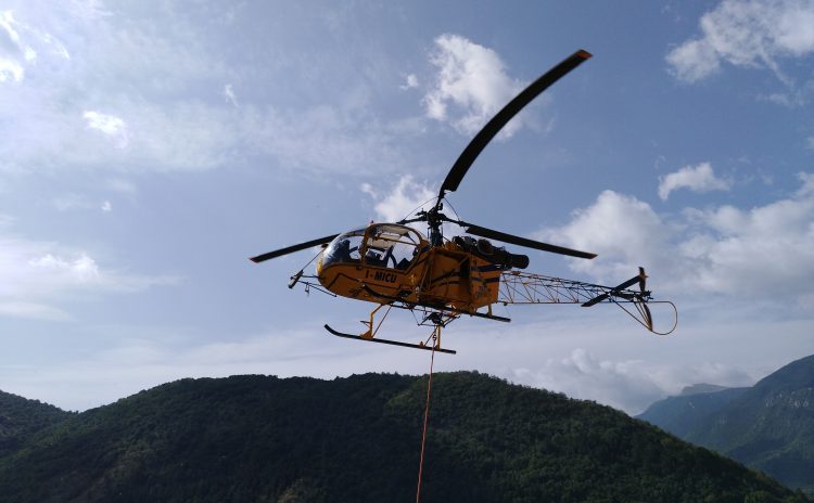 L’ELICOTTERO NEI CANTIERI TEMPORANEI E MOBILI